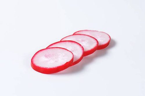 شرائح فجل